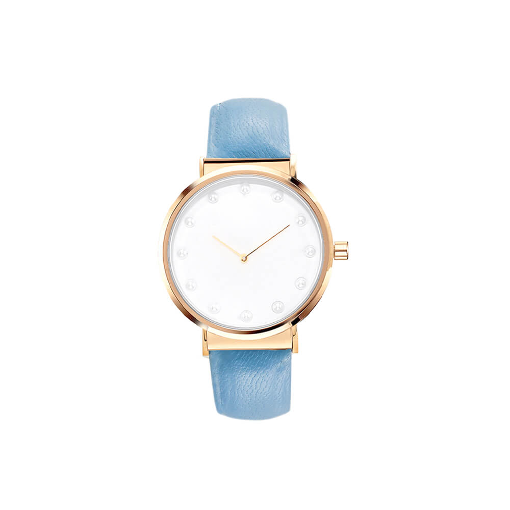 Women’s Blue and Gold Watch | Divi Storefront